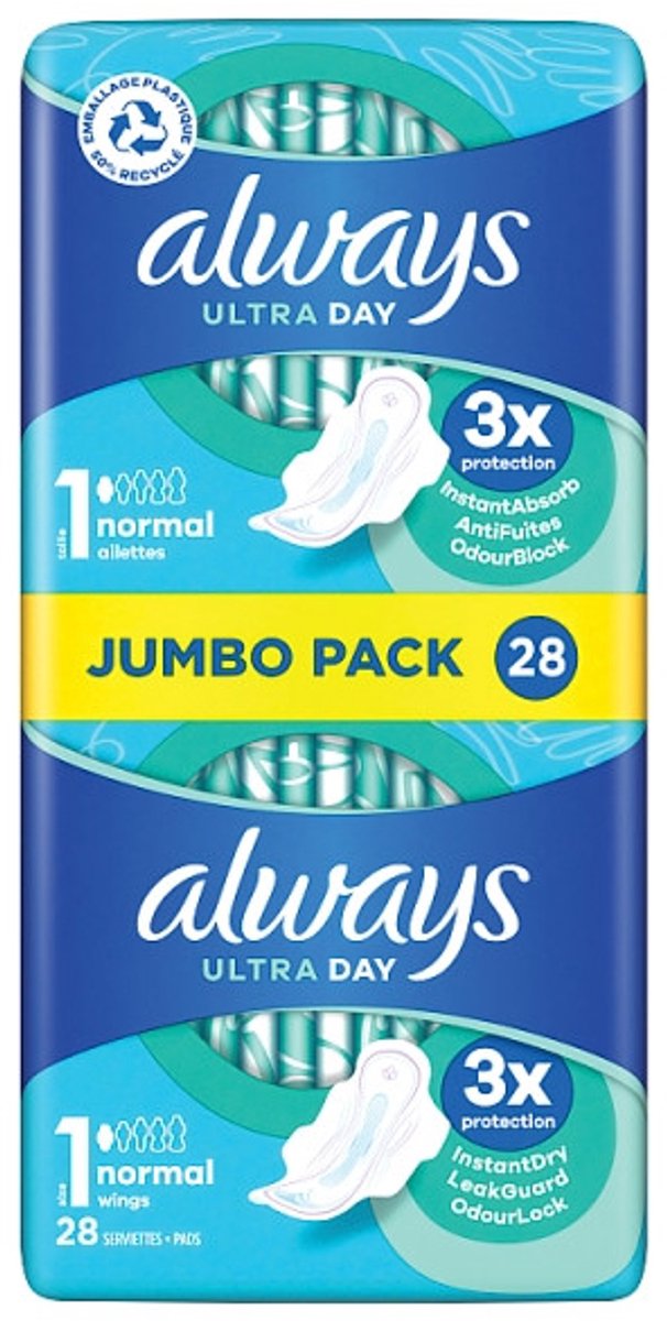 Always Ultra Day - Maandverband - Normal - Jumbo Pack - 28 stuks