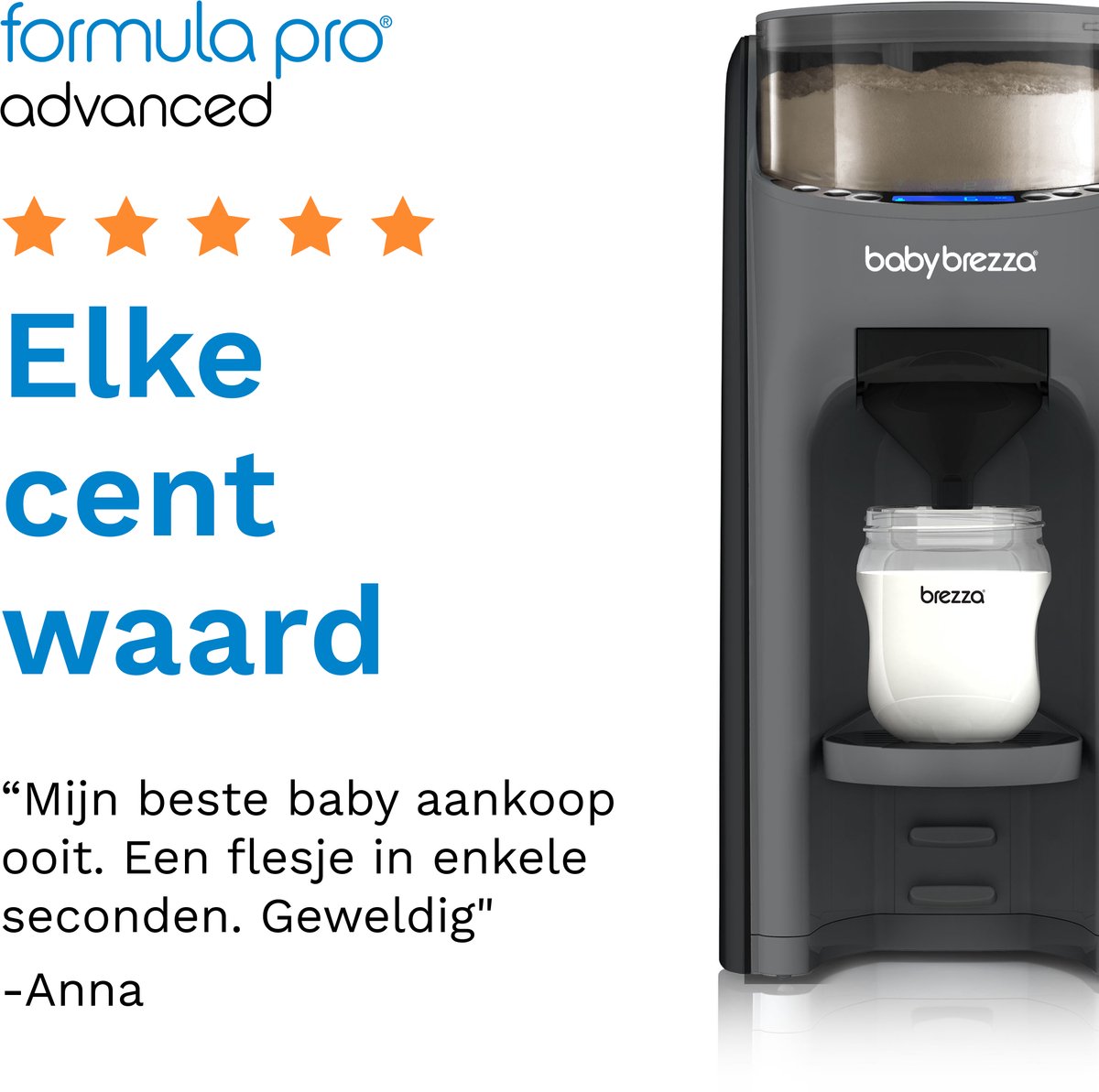 Baby Brezza Formula Pro Advanced - Anthraciet thumbnail 6