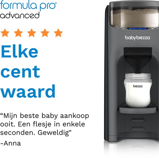 Baby Brezza Formula Pro Advanced - Automatische Flesvoeding Maker - Babyfles Apparaat - Anthraciet van Merkloos — afbeelding 2