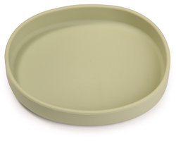Siliconen hondenvoerbak, ondiepe hondenbak, platte kattenbak, 1-pack, kleine puppybak, geschikt voor kleine honden en katten, Whisker Fatigue voerbak voor huisdieren, geschikt voor droog- en natvoer (groen)