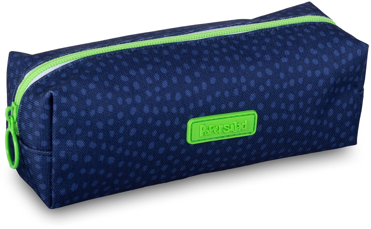 Lannoo Graphics - PAPERSALAD ETUI VIERKANT 21CM BLUE / SHARK
