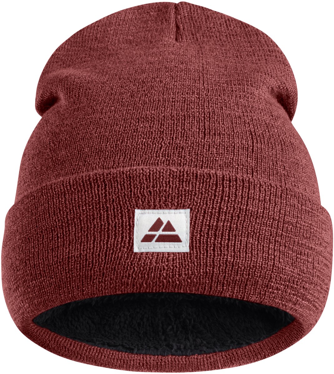 DANISH ENDURANCE Beanie van Gerecycelde Materialen met Polar Fleece - Rood