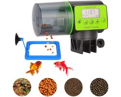 Voederautomaten - 200ml - Automatische Voederautomaat - Vissen - Vis Voederautomaat - Vissen Visvoer Voer Automaat - Automatische Vissenvoerder - Kan Worden Bevestigd Met Een Beugel of Dubbelzijdige Tape - Geschikt Voor De Meeste Soorten Voer - Groen