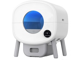 Zelfreinigende Kattenbak XXL - 76L - Automatisch - Electrische Kattenbak - Incl. App-Met Kattenbakmat en 3 rollen opvangzakjes