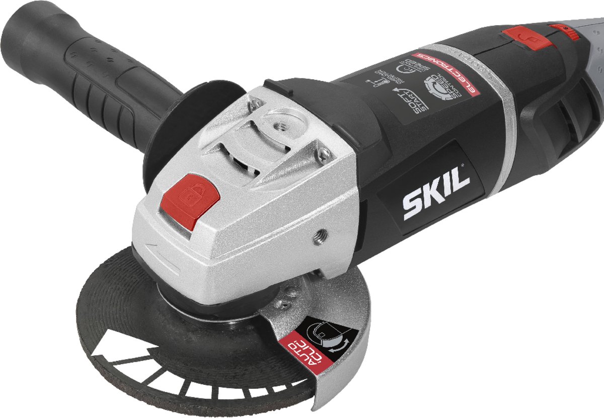 SKIL Haakse Slijper 125 mm - 1300W - Slijptol - Slijpmachine - Inclusief Tas, Zijhandgreep, Beschermkap & Flenzen - Met Clic-Systeem - Haakse Slijpers - Skil 9412 MA – foto 5