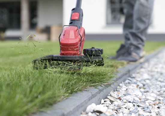 SKIL Grastrimmer 20V - Bosmaaier - Kantenmaaier - Snijbreedte 25cm - Verstelbaar - Met Plantenbeschermer, Draadspoel & Ophanghaak Geleverd Zonder Accu - Skil 0230 CA van SKIL — afbeelding 4