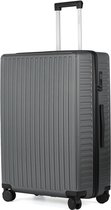 TAN.TOMI Reiskoffer groot 76x49x30 - 100L - Spinner wielen - Lichtgewicht - TSA Slot Donkergrijs