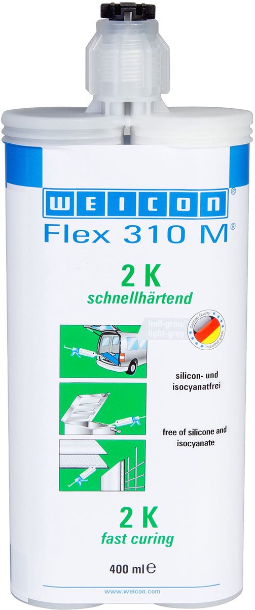 WEICON Flex 310M 2K grijs 400 ml