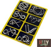 Coffret De 32 Casse-têtes Métalliques – Jeux De Réflexion Et D'évasion Pour Tous âges, Défi IQ 3D