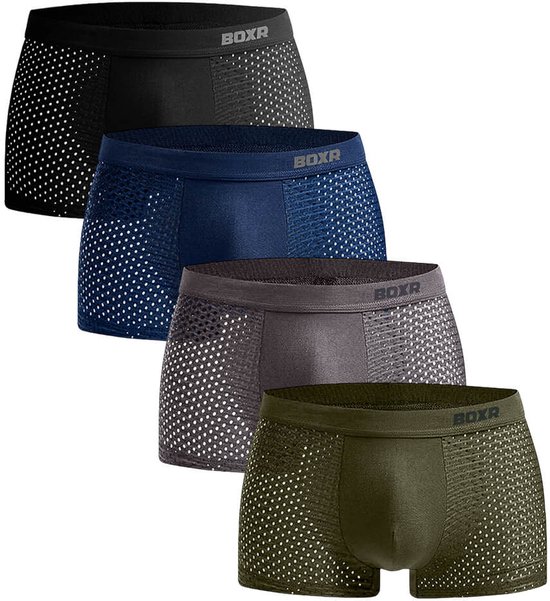 Boxr BOXR Boxershort Heren 4 Pack - Bamboe Ondergoed Heren - Duurzaam ...