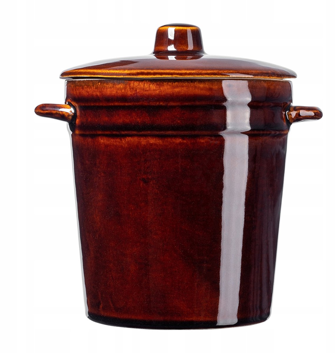KADAX Pot voor het inleggen van kool, komkommers, steengoedreuzel, 2L, steengoedvat