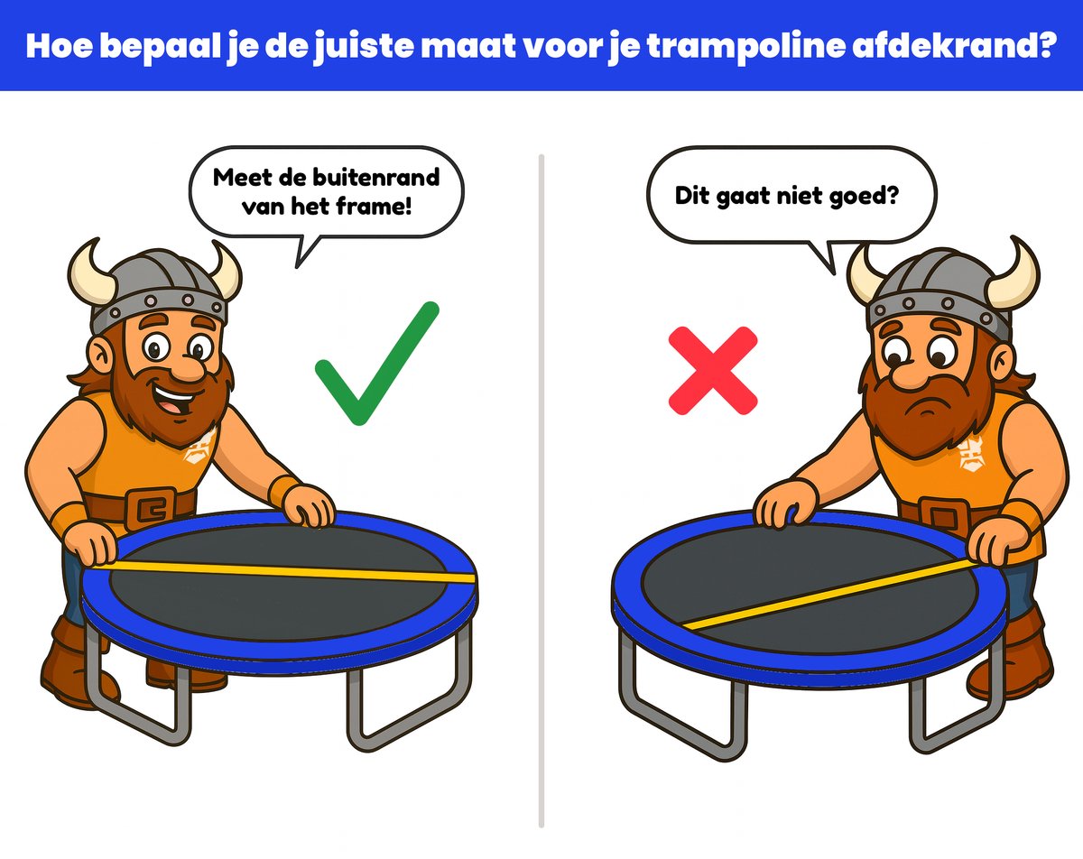 Viking Sports - Trampoline rand - 244 cm - pvc - donkergroen — afbeelding 5