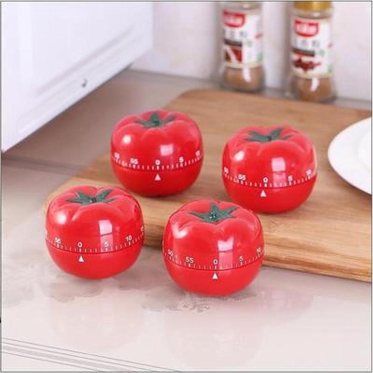1stuk - kleine timer - Rood