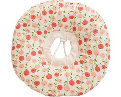 Huisdierhalsband - Herstelhalsbanden voor huisdieren - Katoen - Beschermkraag - Hondenkap - Kattenkraag - Bescherm Kraag Kat - Verstelbare halsband - Anti-bijtkatten Beschermende kraag - M