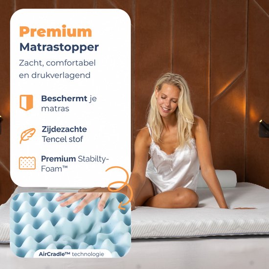 Topper Best Life 120x200 cm - Surmatelas - Matelas Matras 8 CM