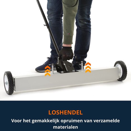 Magnetar Magneetbezem - Magnetische veegmachine - Metalen opvegen - RVS - Binnen en Buiten van Magnetar — afbeelding 2