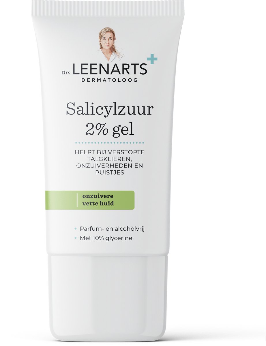 Drs Leenarts Salicylzuur Gel – 2% – 50 ml – Tegen puistjes & mee-eters