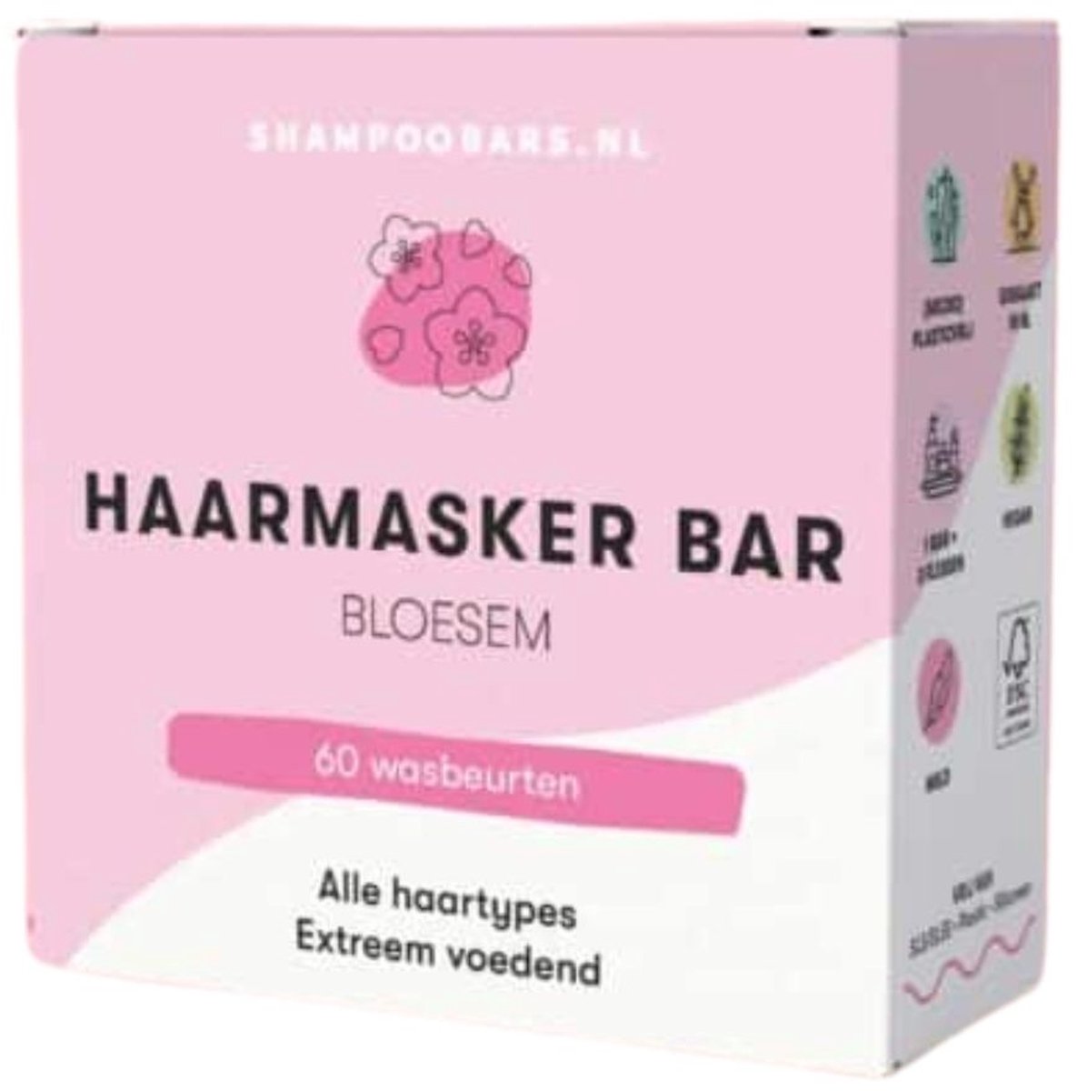 ShampooBars - Haarmasker Bar Bloesem - Alle Haartypes - 45g