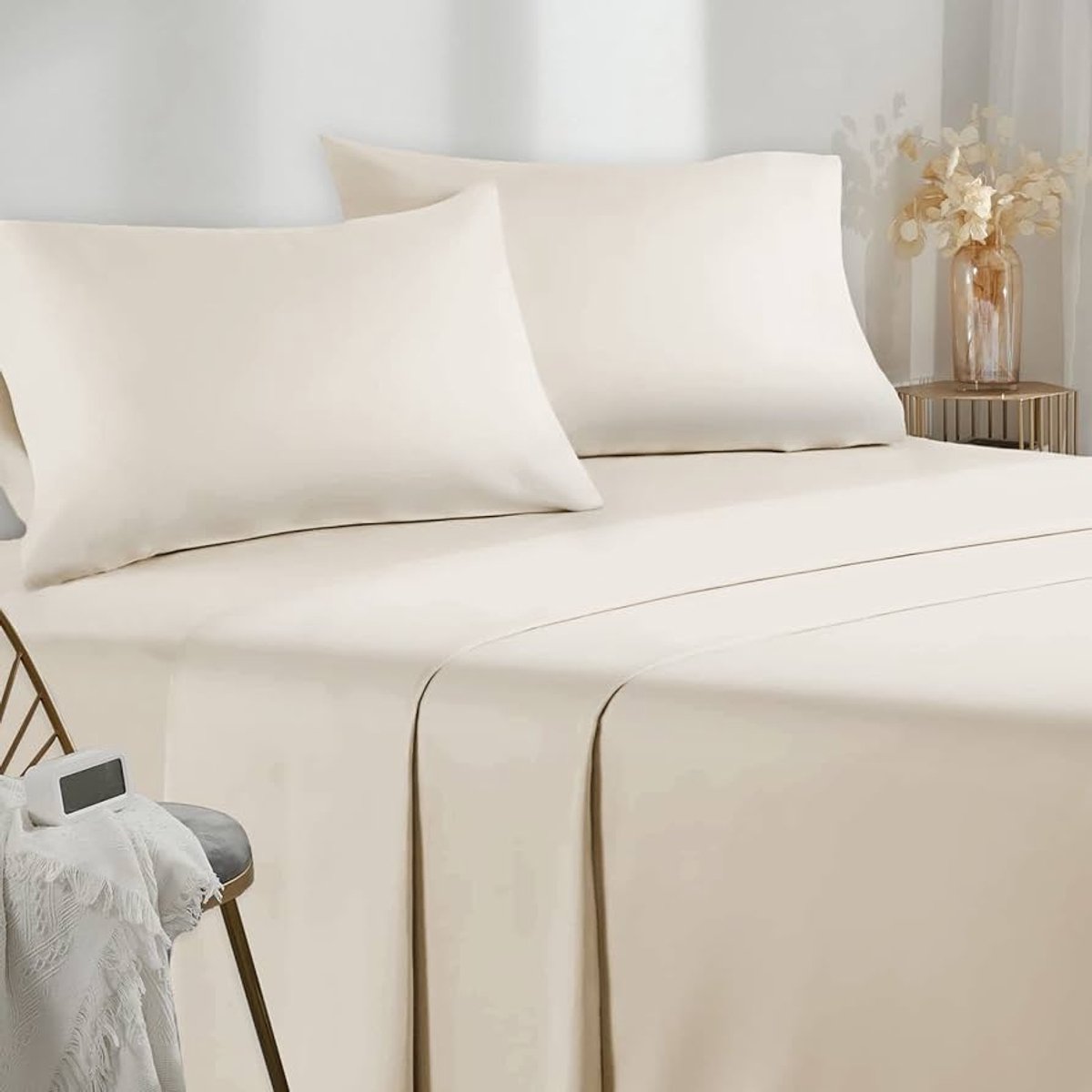 Image of 4-delige beddengoedset - hypo-allergene microvezel - set van 4 - 220 x 280 cm
