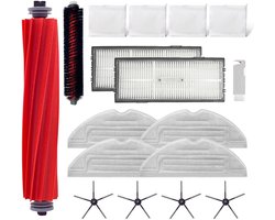 Robotstofzuiger accessoire set - voor Roborock S7 Pro Ultra/Roborock S7 MaxV Ultra - 1 rolborstel, 1 zelfreinigende borstel, 2 HEPA-filters, 4 zijborstels, 4 doekjes, 4 stofzakken - 16 stuks - Stofzuiger Vervangingsset