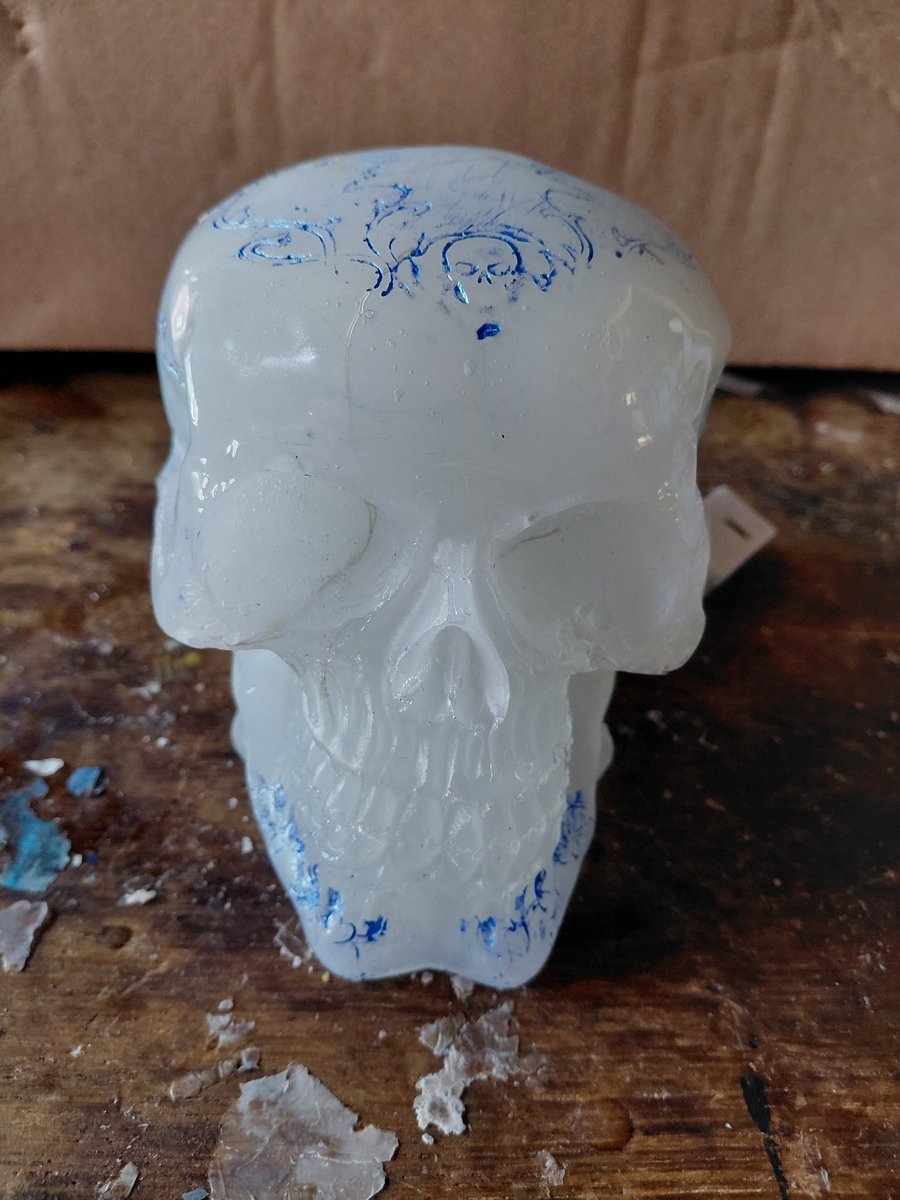 starwolf halloween, skull met symbolen, ledverlichting, lampje, geschenk, uniek