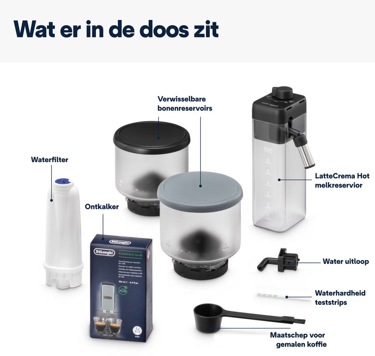De'Longhi Rivelia EXAM440.55.BG - Volautomatische espressomachine - Beige — afbeelding 4