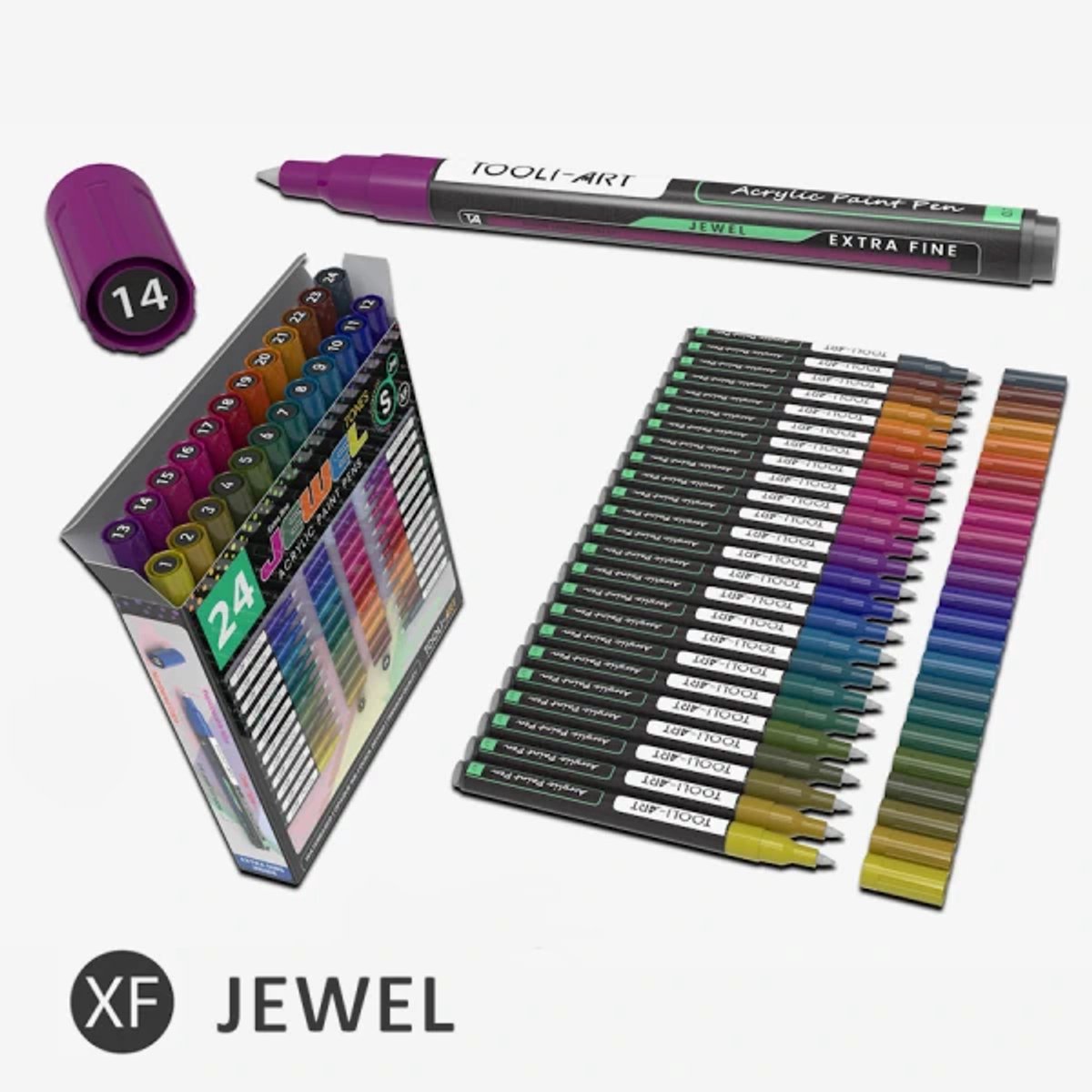 Tooli Art Marker set Jewel 0.7mm