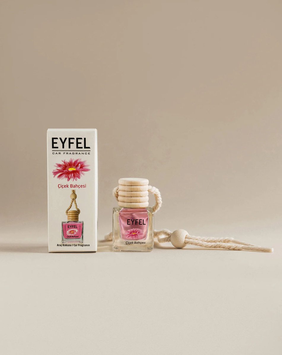 EYFEL - CAR FRAGRANCE- CAR - FLOWER GARDEN - 10ML - 3 STUKS