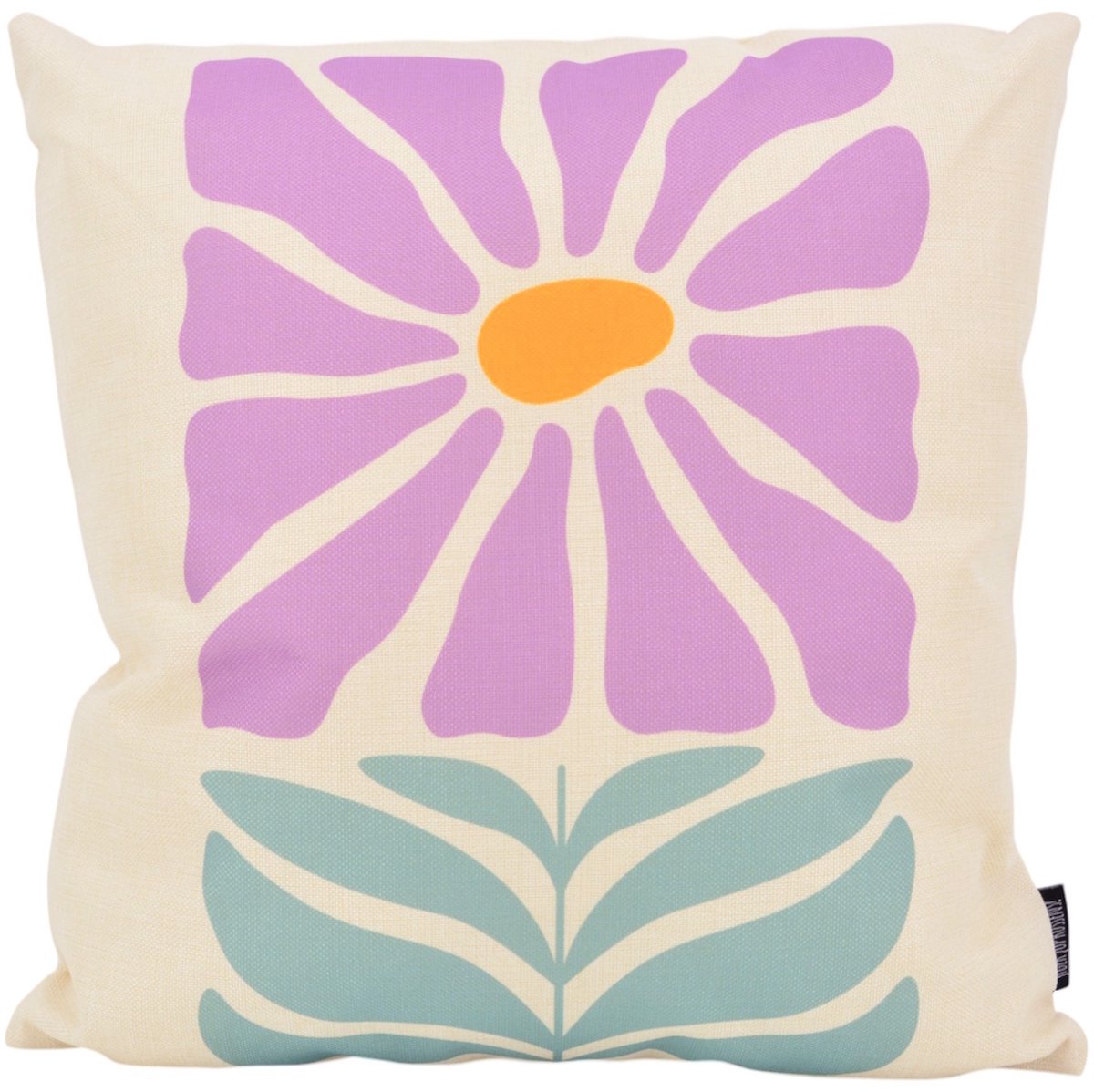 Gek op Kussens! Amethyst Garden Kussenhoes | 45x45 cm | Katoen/Linnen groen