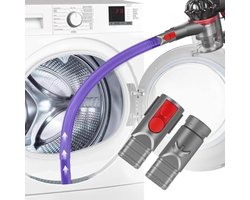 PromoHome Universeel Flexibel Spleetmondstuk Geschikt voor Dyson V15 V12 V11 V10 V8 V7 V6 - Lange 81 cm Flexibele Zuigmond voor Meubels, Auto's en Nauwe Ruimtes - Inclusief 2 Adapters