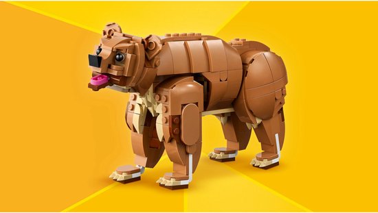 LEGO Creator 3-en-1 Magnifique cheval, ensemble de construction animalière - 31166