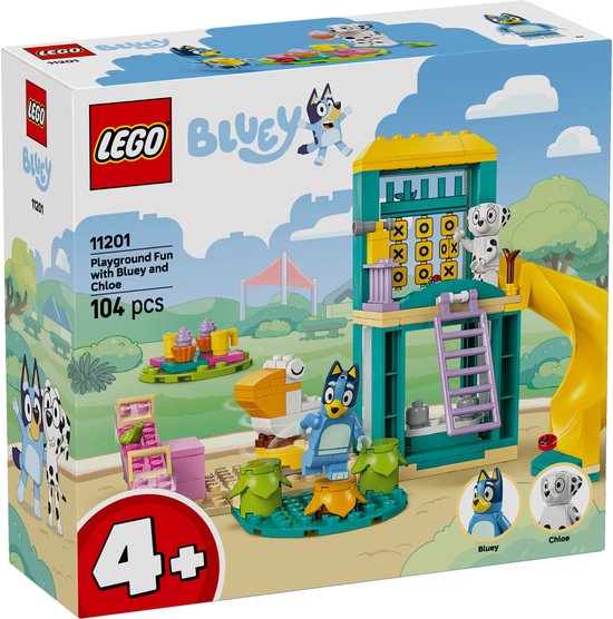 Foto: Lego bluey bluey en chlo in de speeltuin bouwset 11201