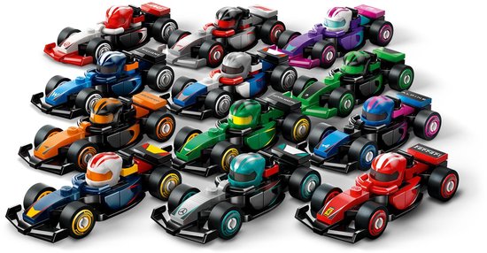 LEGO F1 raceauto collectibles, 1 van de 12 willekeurige raceauto's - 71049