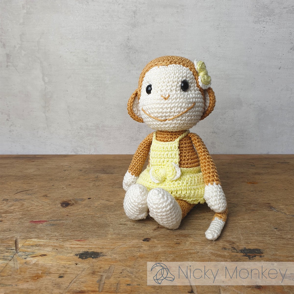 Hardicraft Nikki Aap haken (haakpakket) — afbeelding 2