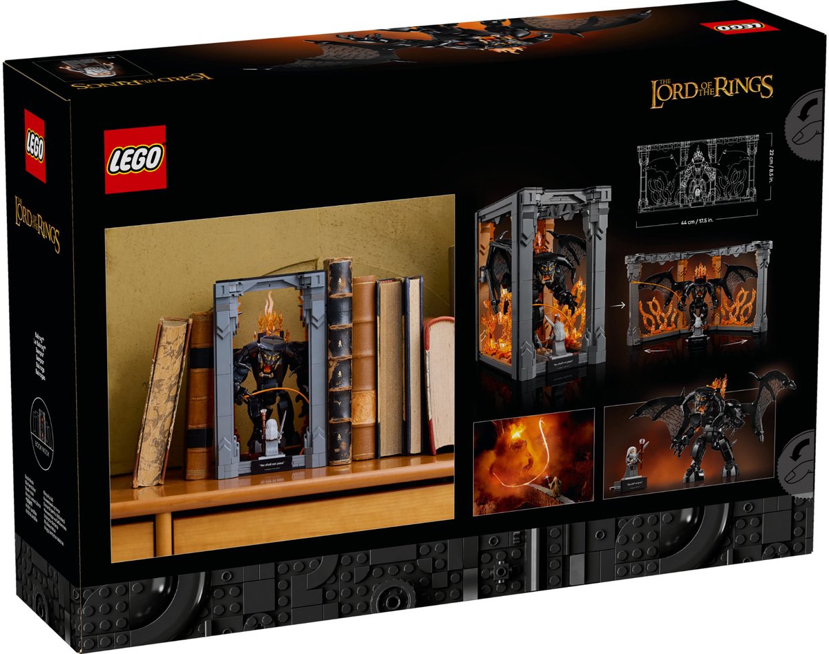 LEGO Icons Boekensteun: The Lord of the Rings – Balrog Set - 10367 — afbeelding 24