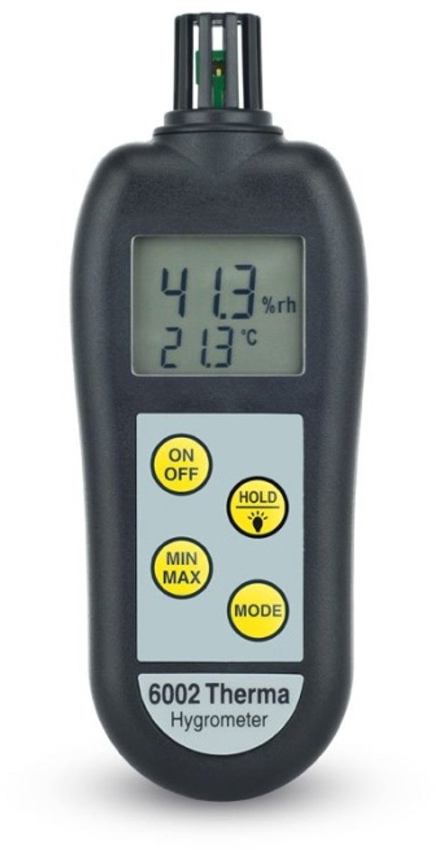 ETI - Draagbare Thermo-hygrometer 6002 - Nauwkeurig op ±2 %