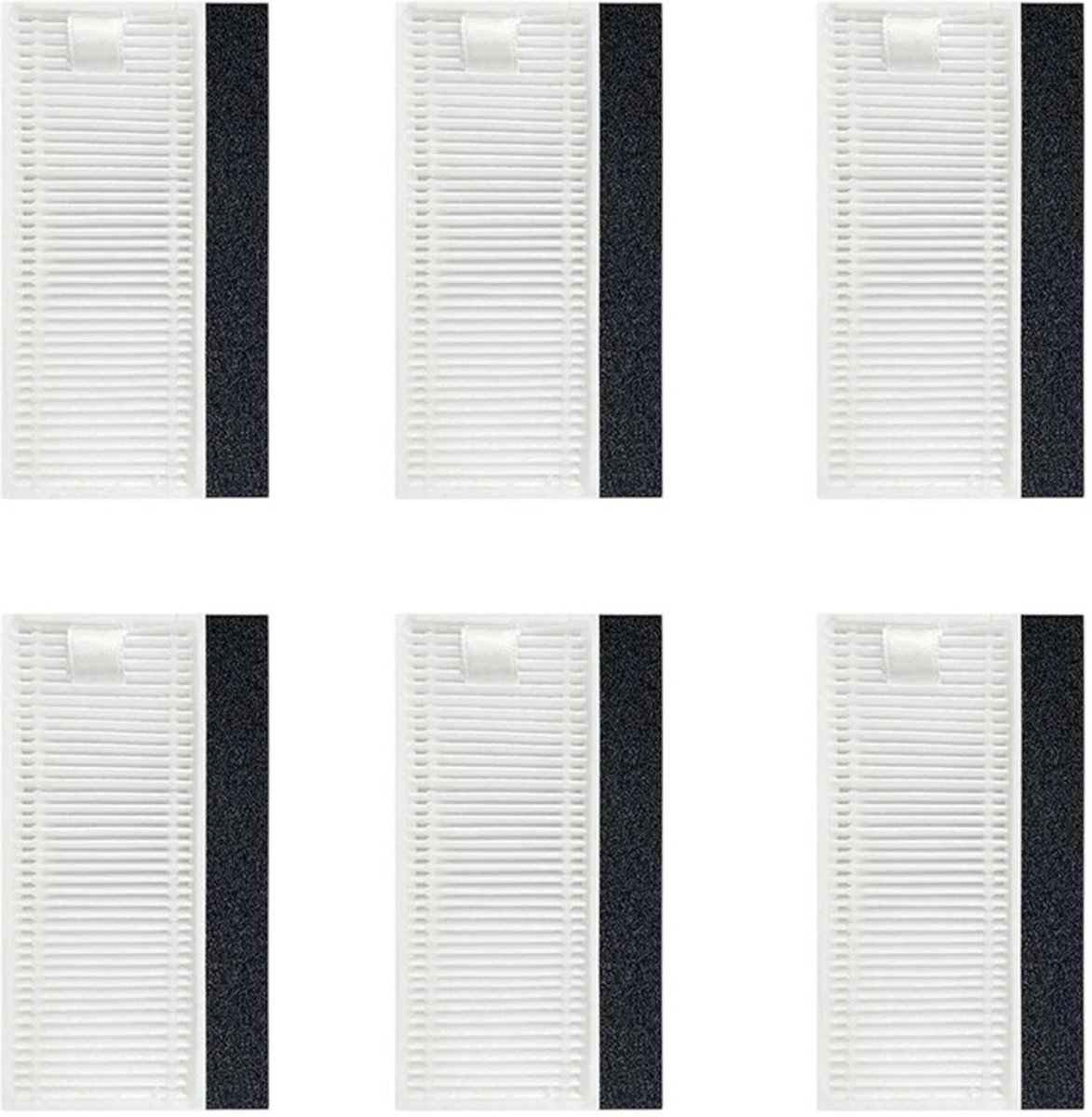 6 stuks - Thamtu G11 Robotstofzuiger met rolborstel, hoofdborstel, zijborstel en filter - Robotstofzuigerrolborstel, hoofdborstel en zijborstel - Filters - Filtercartridge-accessoires - Vervangende onderdelen voor robotstofzuigers