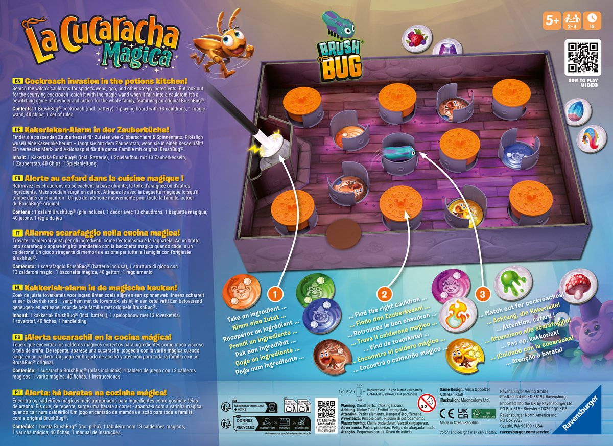 Ravensburger - La Cucaracha Magica - Actiespel & Reactiespel — afbeelding 6