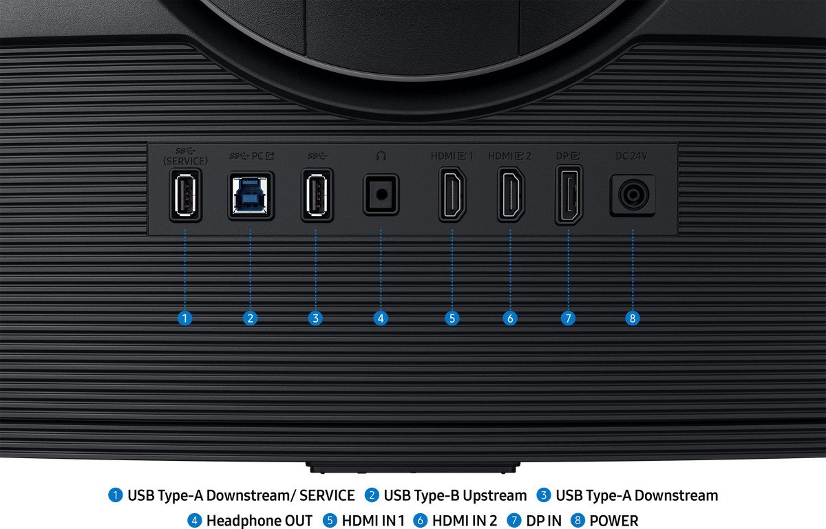 Samsung Odyssey G7 G75F 37" Curved Gaming Monitor 4K - afbeelding 3