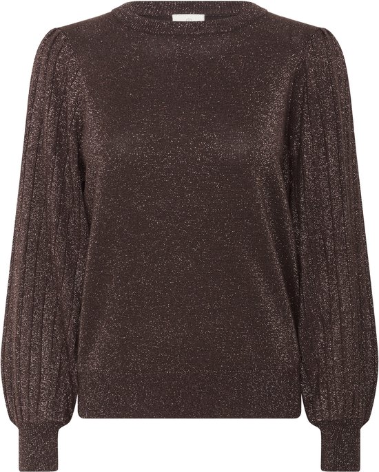 Foto: Kaffe karegina pleat ls pullover dames trui maat l