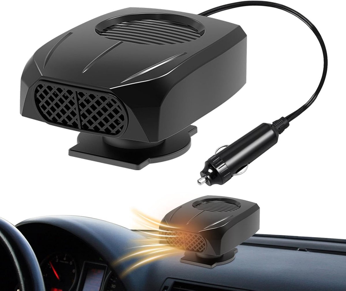 Chauffage De Voiture Portable 12 V 200 W Avec Prise Allume-Cigare