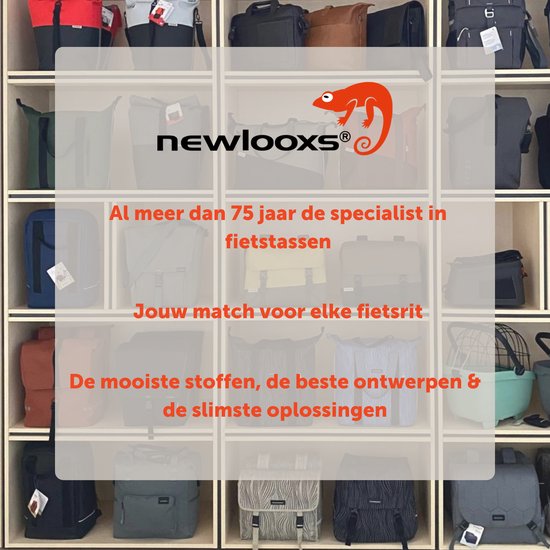 New Looxs ® Sports Trunkbag Lock - Tas voor ART Slot - Past op elke Fiets - Kettingslot Tasje - 4,5 liter - Zwart van New Looxs — afbeelding 3