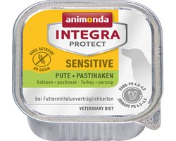 Animonda Integra Protect Dog Sensitive - Kalkoen en Pastinaak - 11 x 150 g