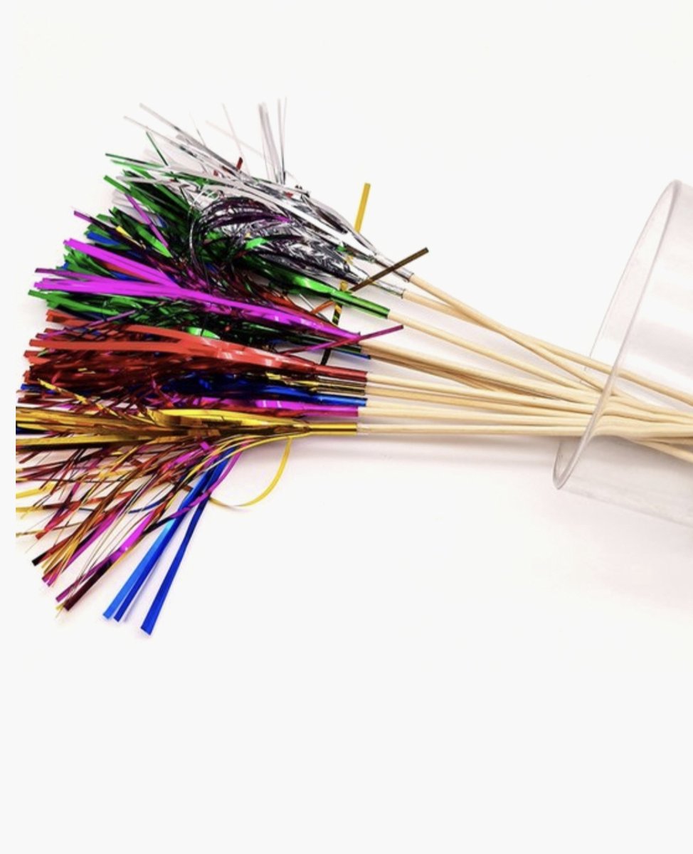 Cocktail Prikkers Palmboom – 10 stuks in 5 Kleuren – Feestelijke Cocktail Picks voor Drankjes, Hapjes en Party Decoratie