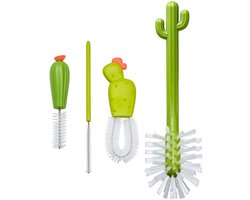 BOTC Flessenborstels Baby - Cacti - Inclusief flessenborstel, rietjesborstel, tepelborstel en detailborstel voor babyflessen