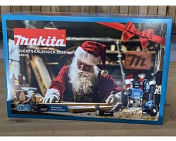 MAKITA Adventskalender - met exclusieve artikelen - met mini accuboormachine sleutelhanger - Limited Edition -kerstkado voor Makita fans P-84800