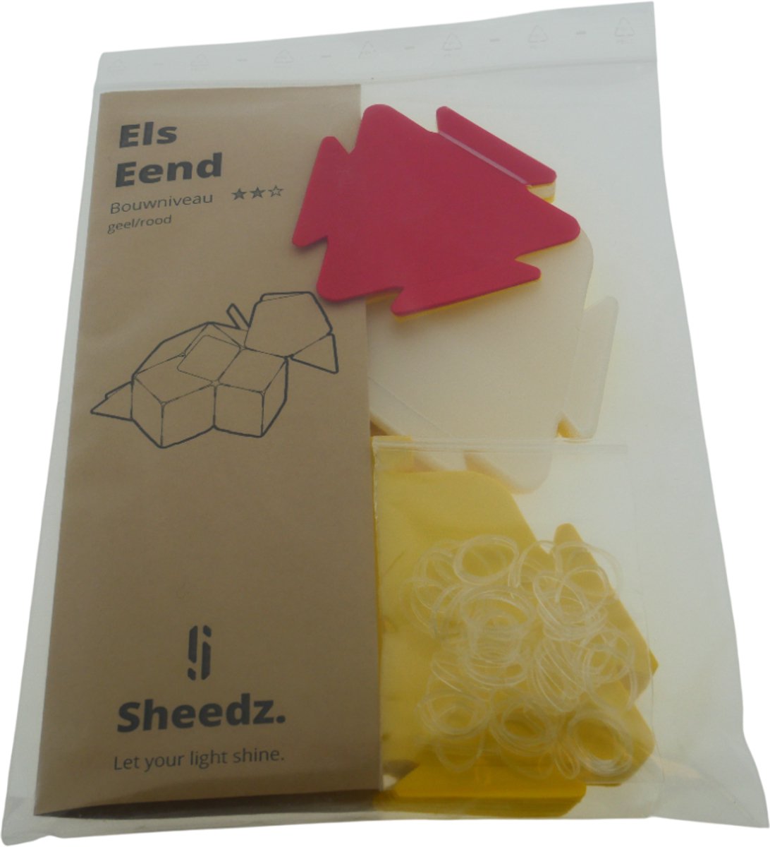 Sheedz lamp eend kinderkamer DIY creatief LED wit versierbaar.