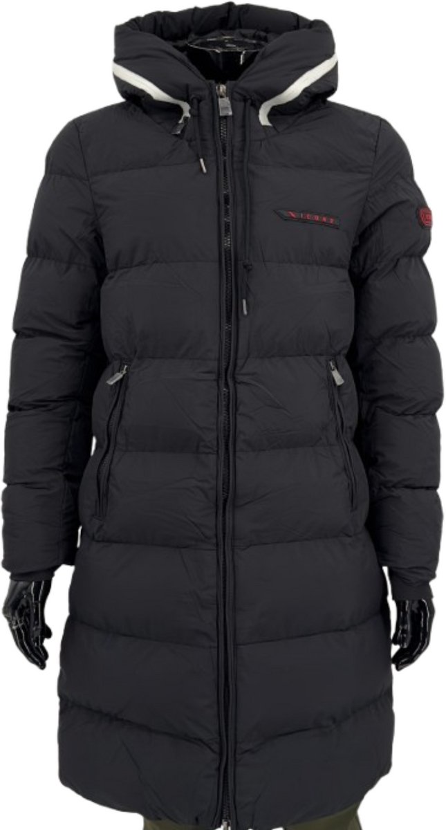ICON2® Winterjas Heren - Parka Heren - Extra Lang Model - Met Capushon - Water & Winddicht - Met Ritszakken en Binnenzak - Zwart - Maat S