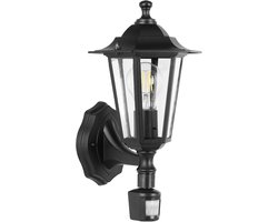 EGLO Laterna 4 Wandlamp - Voor buiten - Bewegingssensor - Zwart