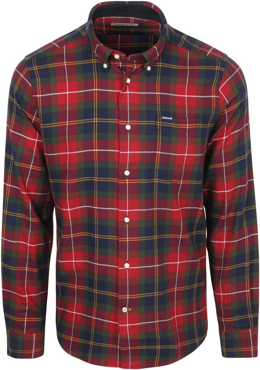 Barbour Fortrose Overhemd Tartan Rood - Maat XL - Heren - Overhemden Casual